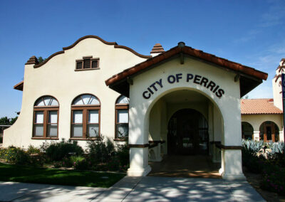 Photo of front of the City of Perris Council Chambers building