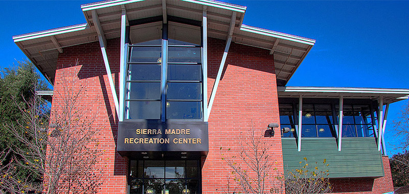 Photo showing a commercial construction project of the Sierra Madre Recreation Center